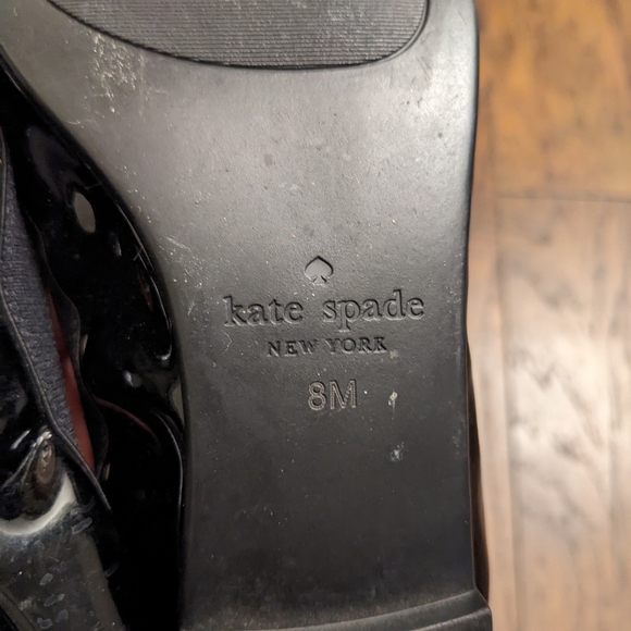 Kate Spade Patent Leather Bow Ballet Flats - Picture 6 of 9